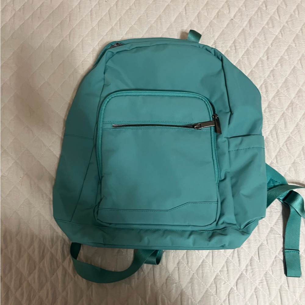 Dark teal travel mini backpack